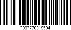 Código de barras (EAN, GTIN, SKU, ISBN): '7897778319594'