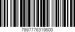 Código de barras (EAN, GTIN, SKU, ISBN): '7897778319600'