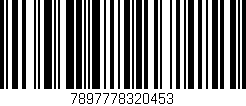 Código de barras (EAN, GTIN, SKU, ISBN): '7897778320453'