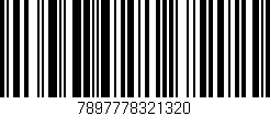 Código de barras (EAN, GTIN, SKU, ISBN): '7897778321320'