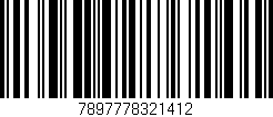 Código de barras (EAN, GTIN, SKU, ISBN): '7897778321412'