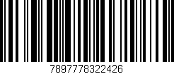 Código de barras (EAN, GTIN, SKU, ISBN): '7897778322426'