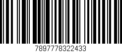 Código de barras (EAN, GTIN, SKU, ISBN): '7897778322433'
