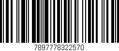 Código de barras (EAN, GTIN, SKU, ISBN): '7897778322570'