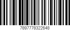 Código de barras (EAN, GTIN, SKU, ISBN): '7897778322648'