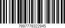 Código de barras (EAN, GTIN, SKU, ISBN): '7897778322945'