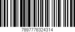 Código de barras (EAN, GTIN, SKU, ISBN): '7897778324314'