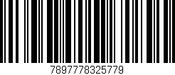 Código de barras (EAN, GTIN, SKU, ISBN): '7897778325779'