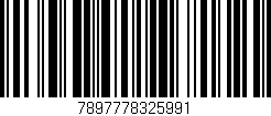 Código de barras (EAN, GTIN, SKU, ISBN): '7897778325991'