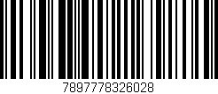 Código de barras (EAN, GTIN, SKU, ISBN): '7897778326028'