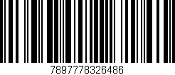 Código de barras (EAN, GTIN, SKU, ISBN): '7897778326486'