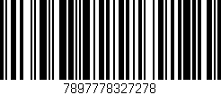 Código de barras (EAN, GTIN, SKU, ISBN): '7897778327278'
