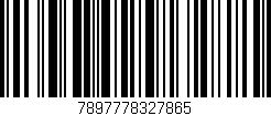 Código de barras (EAN, GTIN, SKU, ISBN): '7897778327865'