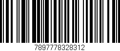 Código de barras (EAN, GTIN, SKU, ISBN): '7897778328312'