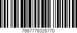 Código de barras (EAN, GTIN, SKU, ISBN): '7897778328770'
