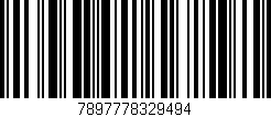 Código de barras (EAN, GTIN, SKU, ISBN): '7897778329494'
