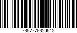 Código de barras (EAN, GTIN, SKU, ISBN): '7897778329913'