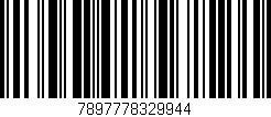 Código de barras (EAN, GTIN, SKU, ISBN): '7897778329944'