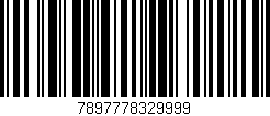 Código de barras (EAN, GTIN, SKU, ISBN): '7897778329999'