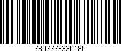 Código de barras (EAN, GTIN, SKU, ISBN): '7897778330186'