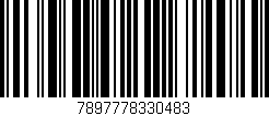 Código de barras (EAN, GTIN, SKU, ISBN): '7897778330483'