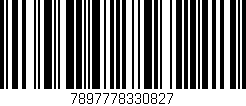 Código de barras (EAN, GTIN, SKU, ISBN): '7897778330827'