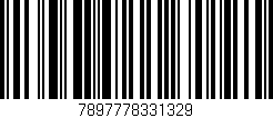 Código de barras (EAN, GTIN, SKU, ISBN): '7897778331329'
