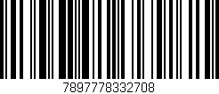 Código de barras (EAN, GTIN, SKU, ISBN): '7897778332708'