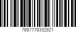 Código de barras (EAN, GTIN, SKU, ISBN): '7897778332821'