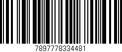 Código de barras (EAN, GTIN, SKU, ISBN): '7897778334481'