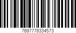Código de barras (EAN, GTIN, SKU, ISBN): '7897778334573'