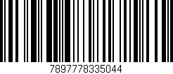 Código de barras (EAN, GTIN, SKU, ISBN): '7897778335044'