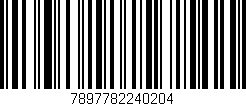 Código de barras (EAN, GTIN, SKU, ISBN): '7897782240204'
