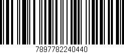 Código de barras (EAN, GTIN, SKU, ISBN): '7897782240440'