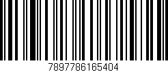 Código de barras (EAN, GTIN, SKU, ISBN): '7897786165404'