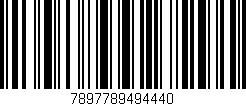 Código de barras (EAN, GTIN, SKU, ISBN): '7897789494440'