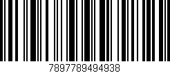 Código de barras (EAN, GTIN, SKU, ISBN): '7897789494938'