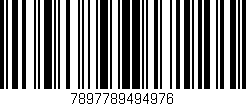 Código de barras (EAN, GTIN, SKU, ISBN): '7897789494976'