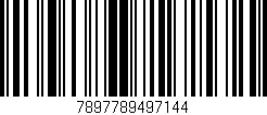 Código de barras (EAN, GTIN, SKU, ISBN): '7897789497144'