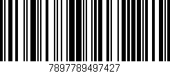 Código de barras (EAN, GTIN, SKU, ISBN): '7897789497427'