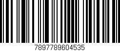 Código de barras (EAN, GTIN, SKU, ISBN): '7897789604535'