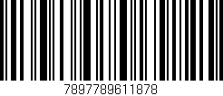 Código de barras (EAN, GTIN, SKU, ISBN): '7897789611878'