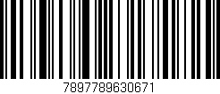 Código de barras (EAN, GTIN, SKU, ISBN): '7897789630671'