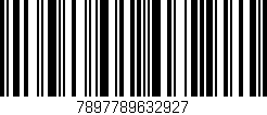 Código de barras (EAN, GTIN, SKU, ISBN): '7897789632927'