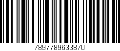 Código de barras (EAN, GTIN, SKU, ISBN): '7897789633870'