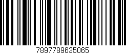 Código de barras (EAN, GTIN, SKU, ISBN): '7897789635065'