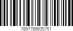 Código de barras (EAN, GTIN, SKU, ISBN): '7897789635751'