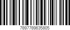 Código de barras (EAN, GTIN, SKU, ISBN): '7897789635805'