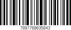 Código de barras (EAN, GTIN, SKU, ISBN): '7897789635843'