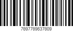 Código de barras (EAN, GTIN, SKU, ISBN): '7897789637809'